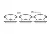 <strong>Колодки тормозные WOKING P9583.01 (фото 1)</strong>