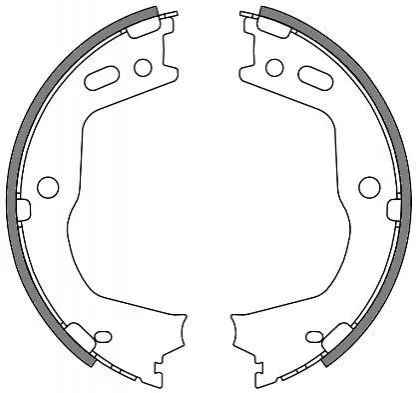 <strong>Колодки стоянкового гальма (вир-во Remsa) Hyundai Santa fe III Sorento II WOKING Z4666.00 (фото 1)</strong>