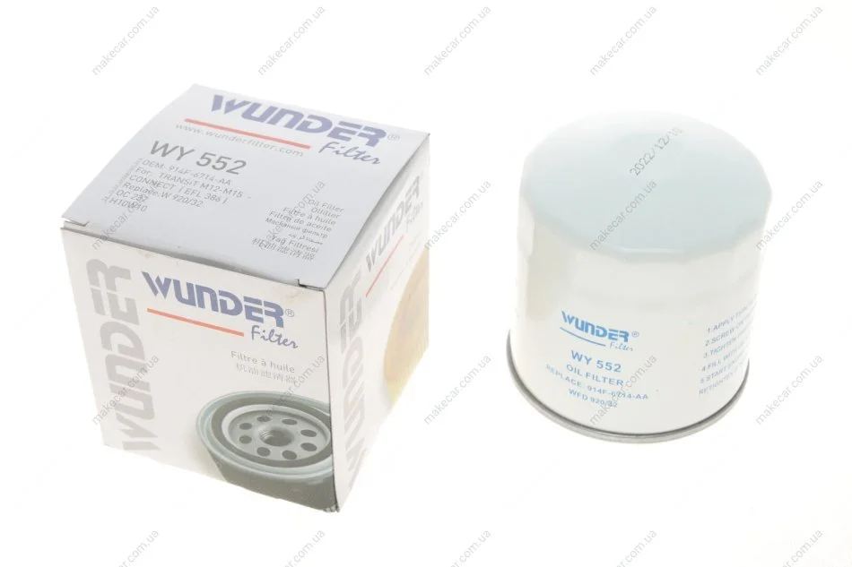 <strong>Фільтр оливний WUNDER FILTER WY552 (фото 1)</strong>