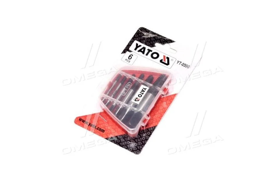 <strong>Екстрактор зламаних болтів YATO YT-0590 (фото 1)</strong>