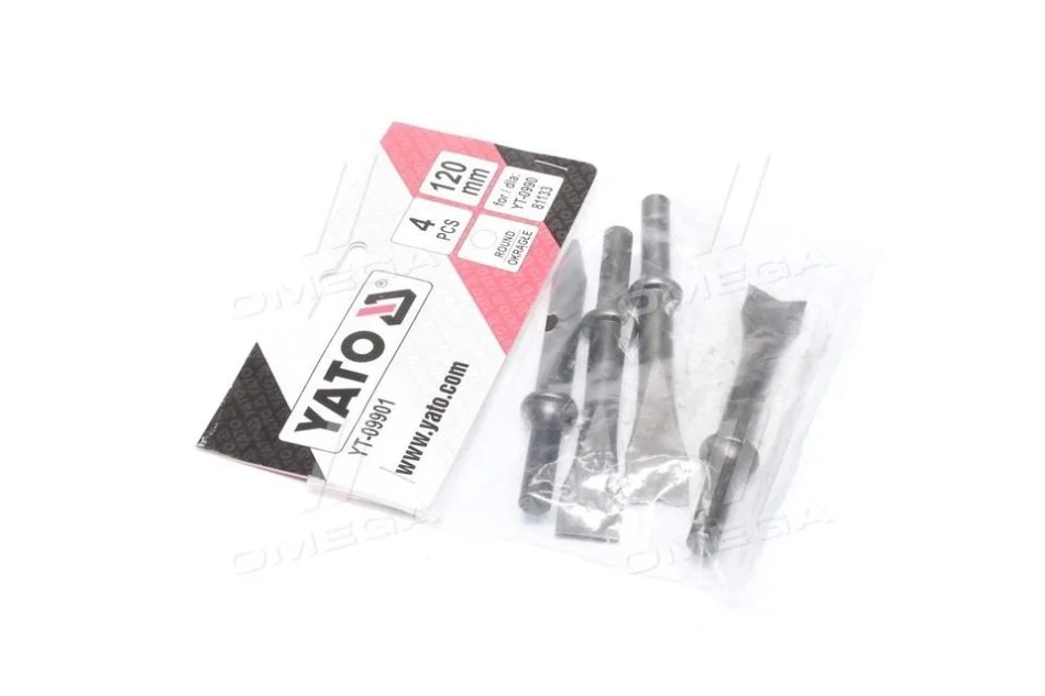 <strong>Набір зубил для пневмомолотка YATO YT-09901 (фото 1)</strong>