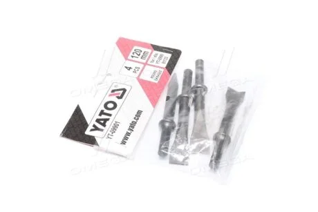 Набір зубил для пневмомолотка для YATO YT-09901 фото товару
