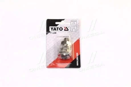 Швидкознімна муфта із зовніш. різьбленням o = 1/4" для YATO YT-2390 фото товару