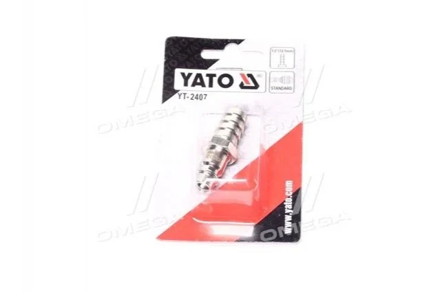 <strong>Швидкісний перехідник до шлангу o = 12.5 мм YATO YT-2407 (фото 1)</strong>