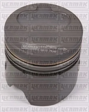 <strong>YENMAK Поршень с кольцами і пальцем (размер отв. 76.51 / STD) VW 1.6 TD 82-, 2,0TDI, 2.4TDI (4/5/6цл) (CY) Yenmak 31-03301-000 (фото 1)</strong>