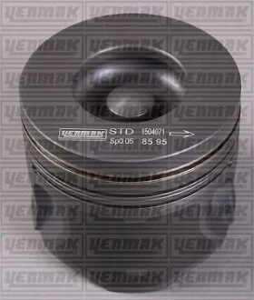 YENMAK Поршень с кольцами і пальцем (размер отв. 86.01 / STD) FORD MONDEO 2.0TDCI 04-06 (4цл.) (CD132/V185 X400) для Yenmak 31-03478-000 фото товару