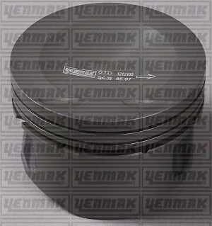 YENMAK OPEL Поршень с кольцами і пальцем (Размер отв. 86,0 / STD) Astra F, Vectra B, 2.0 (C 2,0 XEV) для Yenmak 31-03818-000 фото товару