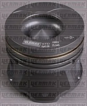 <strong>YENMAK Поршень с кольцами і пальцем (размер отв. 76,00 / STD) RENAULT Megane 1.5dCi 02-, Kangoo 1.5DC 08- (4 цл.) (K9K 728 Euro3) Yenmak 31-04175-000 (фото 1)</strong>