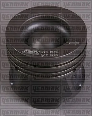 <strong>YENMAK Поршень с кольцами і пальцем (размер отв. 76,00 / STD) RENAULT Kangoo, Megane, 1.5 dCi 08-, (4 цл.) (K9K 837/846 Euro5 95-110PS / OM607.951 OM607 DE 15…) Yenmak 31-04185-000 (фото 1)</strong>