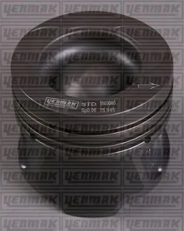 YENMAK Поршень с кольцами і пальцем (размер отв. 76,00 / STD) RENAULT Kangoo, Megane, 1.5 dCi 08-, (4 цл.) (K9K 837/846 Euro5 95-110PS / OM607.951 OM607 DE 15…) для Yenmak 31-04185-000 фото товару