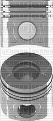 <strong>YENMAK Поршень с кольцами і пальцем (размер отв. 69,60/STD) OPEL Astra J 1.3CDTI -15 (4цл.) (A 13 DTE / Multijet Euro5) Yenmak 31-04198-000 (фото 1)</strong>