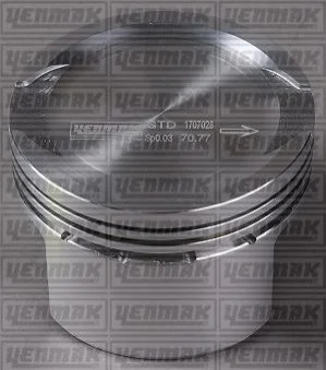 <strong>YENMAK Поршень с кольцами і пальцем (размер отв. 70.8 / STD) FIAT Doblo 1.4 (4цл.) (188 A4000) Yenmak 31-04285-000 (фото 1)</strong>