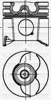 <strong>YENMAK Поршень с кольцами і пальцем (размер отв. 85.00/STD) CITROEN Jumoer/Berlingo 2.0HDI 99- (PKW, RHZ, RHY, DW10ATED / 2.0 JTD, PKW, R…) PEUGEOT 406/607/Boxer/Expert/Partner 2.0HDI 02- (DW10 TD/ATED3/BTED/RHY) Yenmak 31-04495-000 (фото 1)</strong>