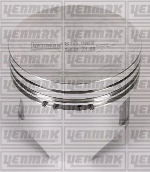 <strong>YENMAK Поршень с кольцами і пальцем (размер отв. 71.91/STD) FORD Fiesta, Escort, 1,1 -96 (4ц.) (ZH 12 ZETECS, R4, DOHC 16 V EFI) Yenmak 31-04951-000 (фото 1)</strong>