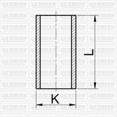 <strong>YENMAK Гильза цилиндра (размер отв. 89 / STD) Renault Movano 2.5CDTI (4цл.)(G9U) Yenmak 51-65152-000 (фото 1)</strong>
