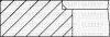 <strong>YENMAK Комплект поршневих кілець (на 1 поршень) VW LT 2.5TDI (81.51/0.5) (2.5/2/3) Yenmak 91-09318-050 (фото 1)</strong>