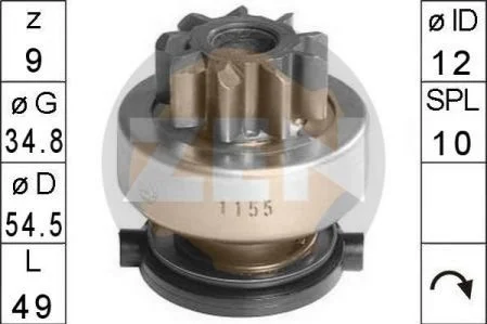 Бендікс стартера для ZEN ZN1155 фото товару