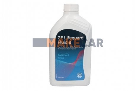 Трансмиссионное масло LifeGuardFluid 8, 1л ZF S671.090.312