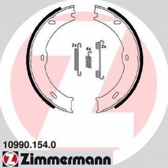 Колодки тормозные барабанные к-кт ZIMMERMANN 109901540 фото товара