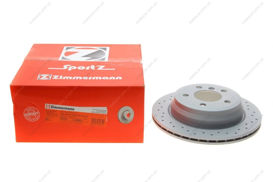 <strong>Диск гальмівний SPORT Z ZIMMERMANN 150.2902.52 (фото 1)</strong>