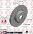 <strong>Диск гальмівний Coat Z ZIMMERMANN 150294632 (фото 1)</strong>