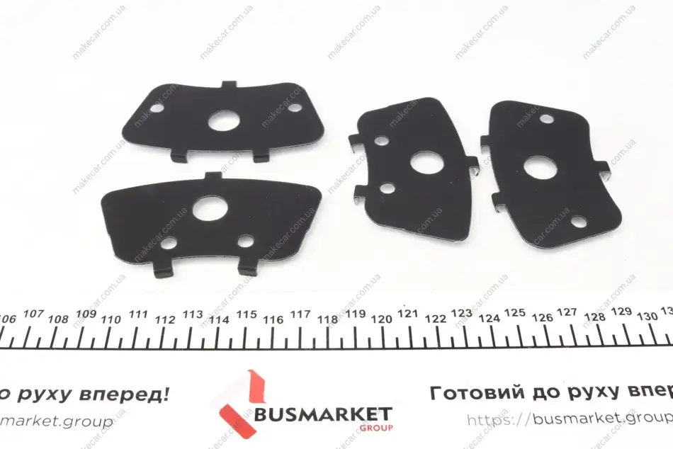 <strong>Колодки гальмівні дискові, к-кт ZIMMERMANN 22437.165.1 (фото 1)</strong>