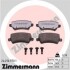 Купити Колодки гальмівні дискові ZIMMERMANN 24496.970.1 за низькою ціною в Україні (фото 1)